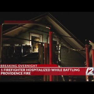 Providence fire sends firefighter to hospital