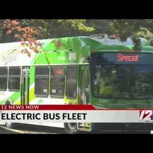 RIPTA unveils new electric bus fleet