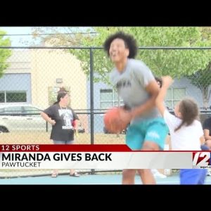 Rising hoops star Isaiah Miranda gives back to Pawtucket community