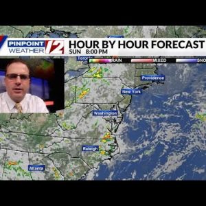 Weather Now:  Muggy Tonight; Showers/Downpours Monday