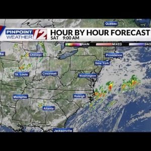 Weather Now:  Very Warm, Humid Today; Spot Shower