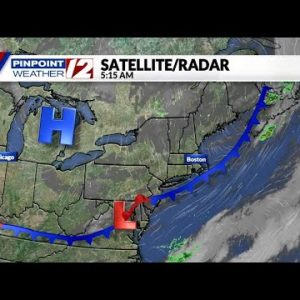 Weather Now: Warm Today with Spotty Afternoon Showers