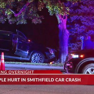 3 injured in Smithfield crash