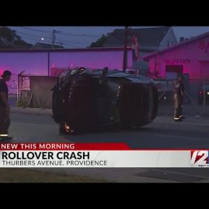 Crews respond to rollover crash in Providence
