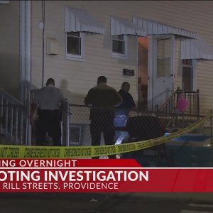Providence police respond to overnight shooting