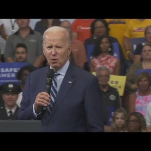 VIDEO NOW: President Biden discusses crime, gun control in swing state Pennsylvania