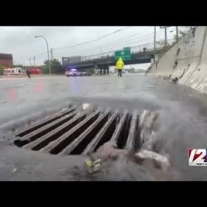 Severe flooding impacts highways, roadways across RI
