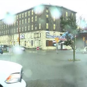 VIDEO NOW: Flooding in Providence's Stafford Square