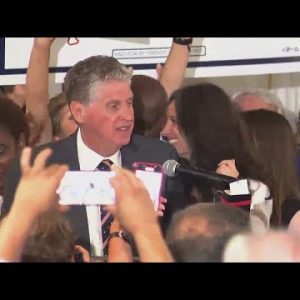VIDEO NOW: Gov. McKee speaks to supporters