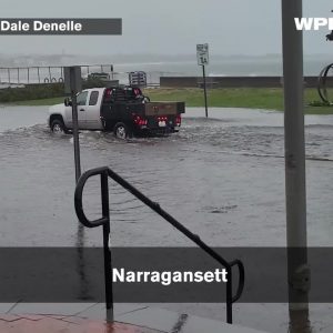 VIDEO NOW: Narragansett Pier flooding