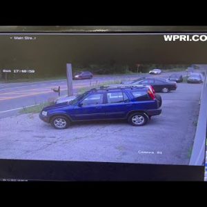 VIDEO NOW: Suspect vehicle in Tiverton crash