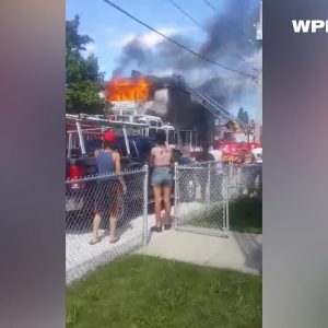 VIDEO NOW: Viewer video of Pawtucket house fire