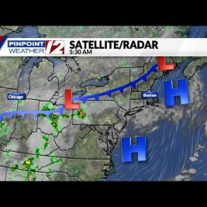 Weather Now: Cloudy & Dry Today; Rain Tonight Through Tuesday Morning