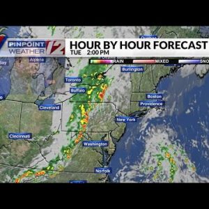 Weather Now:  Dry, Humid Today; Showers Tonight