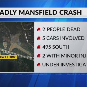 2 killed after 5 car crash in Mansfield