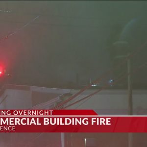 Crews respond to fire at Providence business