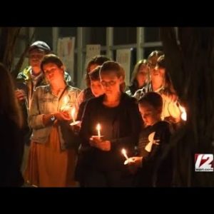 Hundreds attend vigil for 2 Barrington teachers who died suddenly