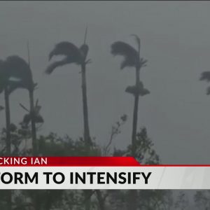 Ian just shy of a Cat 5 hurricane as it nears Florida
