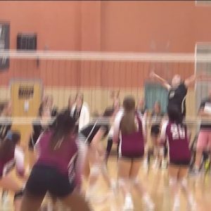 NK sweeps LaSalle in girls volleyball