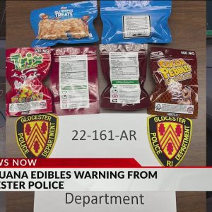 Police find 200+ edibles during Glocester traffic stop