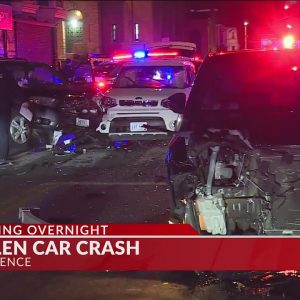 2 juveniles crash stolen car in Providence