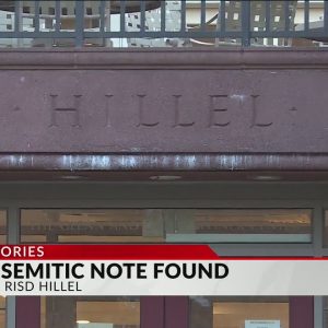 Antisemitic note found at Brown RISD Hillel