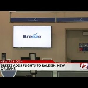 Breeze Airways adds 2 new routes from TF Green