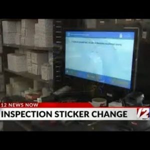 Mass. changing vehicle inspection sticker system