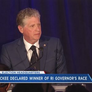 VIDEO NOW: Dan McKee is elected Governor of Rhode Island