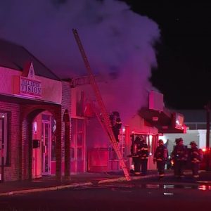 VIDEO NOW: Firefighters respond to five-alarm fire in Fall River