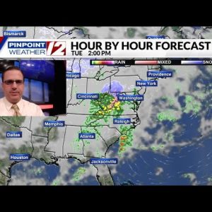 Weather Now:  Rain Arrives Tonight; Some Snow Inland