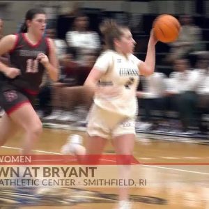 Brown hands Bryant first home loss 58-53 in women's basketball
