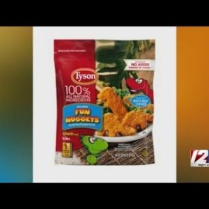 Tyson Foods recalling dinosaur-shaped nuggets due to metal pieces