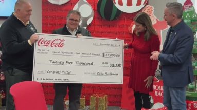 Special Olympics volunteer recognized with donation