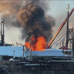 Officials confirm Fairhaven boat fire started by welders